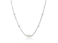 Collana Miluna Donna I Gioielli Di Miss Italia in Argento Perla PCL6627